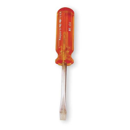 Non-Sparking Slotted Screwdriver 5/16 in Round MPN:S-49