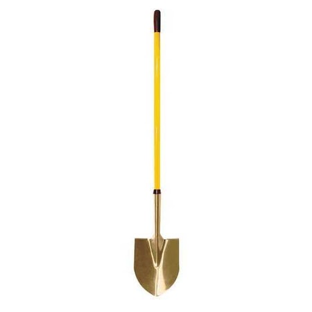 Round Point Shovel, Not Applicable Blade, Aluminum Blade, Standard Step, 45-1/4 in L Yellow MPN:S-81FG