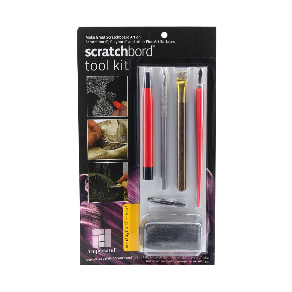 Ampersand Scratchbord Tool Kit, 8-piece Set MPN:AMPTOOL1