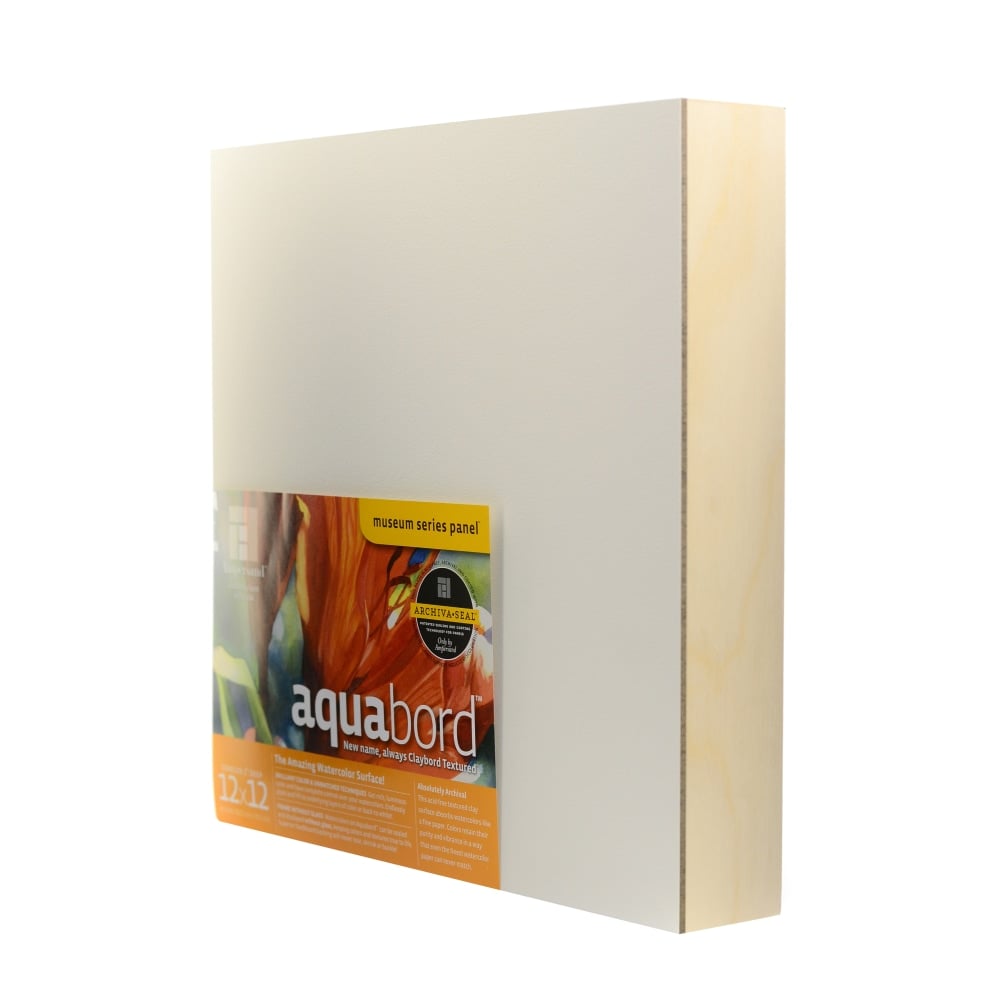 Ampersand Deep Cradle Aquabord, 12in x 12in, White MPN:CBTW122