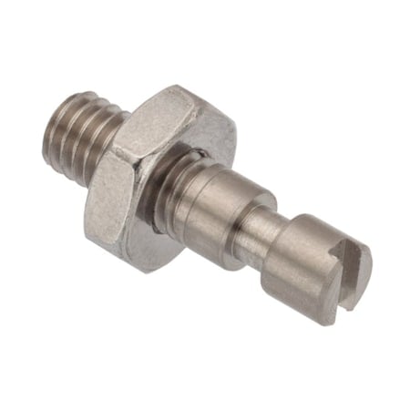 Headless with Jam Nut Spring Anchor, #5-40, 1 in L, 18-8 Stainless Steel Plain MPN:Z20077SS