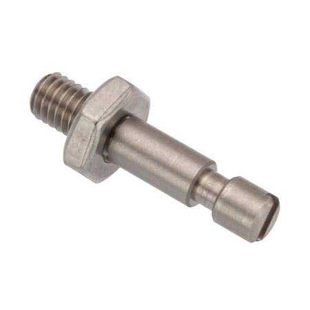 Headless with Jam Nut Spring Anchor, #10-32, 1 in L, 18-8 Stainless Steel Plain MPN:Z20101SS