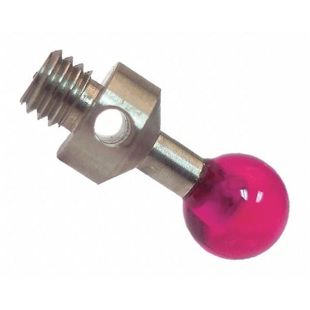 Cmm Tracer Tip, 6mm Ruby, 20mm, M2 MPN:Z3500