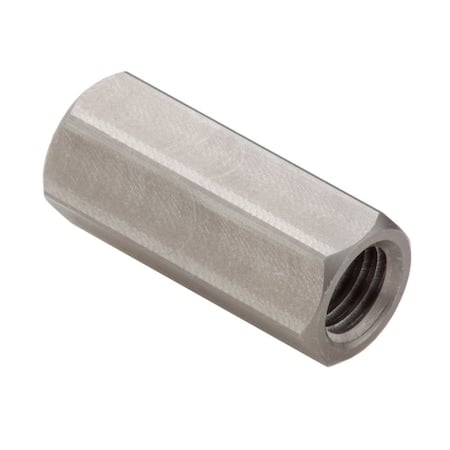 Coupling Nut Reducer, M10 and M12, 18-8 Stainless Steel, Not Graded, Plain, 38 mm Lg, 16 mm Hex Wd MPN:NUT601M10XM12