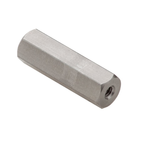 Coupling Nut, #4-40, 18-8 Stainless Steel, Not Graded, Plain, 1 in Lg, 5/16 in Hex Wd MPN:NUT651440RL