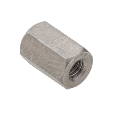 Coupling Nut, M2, Stainless Steel, Grade 18-8, Plain, 6 mm Lg, 4 mm Hex Wd MPN:NUT651M2X0.4