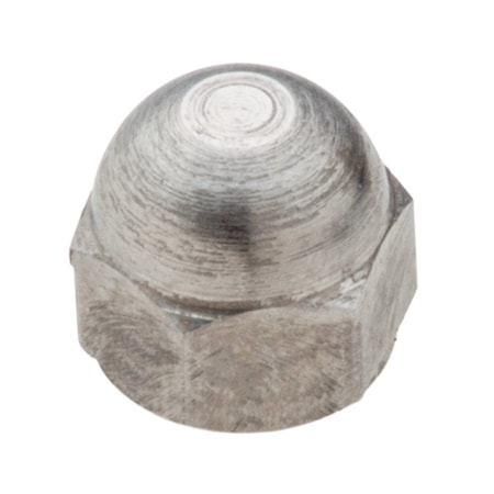 Acorn Nut, #0-80, 18-8 Stainless Steel, Plain, 3/16 in H MPN:NUT802080