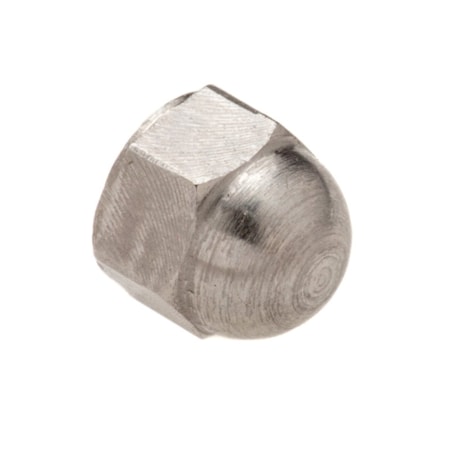 Acorn Nut, #2-56, 18-8 Stainless Steel, Plain, 3/16 in H MPN:NUT802256