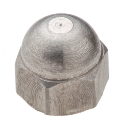 Acorn Nut, #3-48, 18-8 Stainless Steel, Plain, 1/4 in H MPN:NUT802348