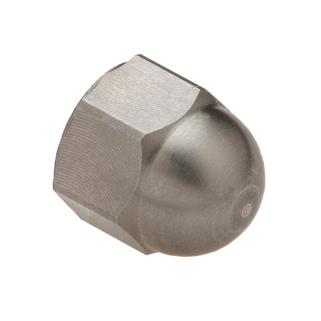 Standard Crown Acorn Nut, #5-40, 18-8 Stainless Steel, Plain, 11/32 in H MPN:NUT802540