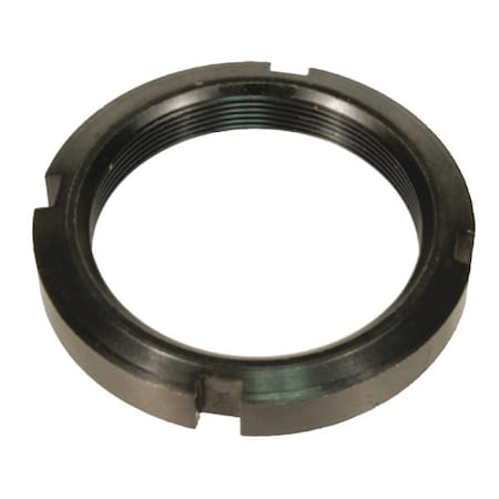 Knurled Round Nut, w/Flats, No 2-56 Sz, Steel MPN:Z0640