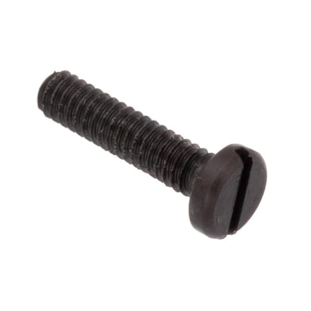 #2-56 x 1/2 in Slotted Pan Machine Screw, Black Oxide Alloy Steel MPN:SCR55006