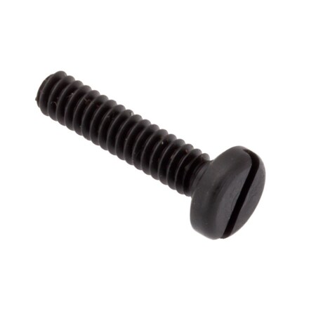 #4-40 x 1/2 in Slotted Pan Machine Screw, Black Oxide Alloy Steel MPN:SCR55016