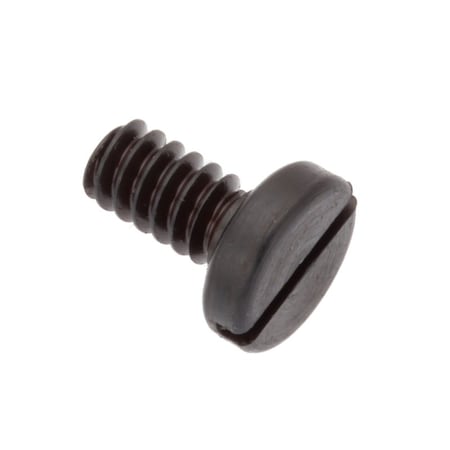 #6-32 x 1/4 in Slotted Pan Machine Screw, Black Oxide Alloy Steel MPN:SCR55022