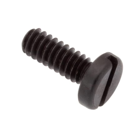 #6-32 x 3/8 in Slotted Pan Machine Screw, Black Oxide Alloy Steel MPN:SCR55024