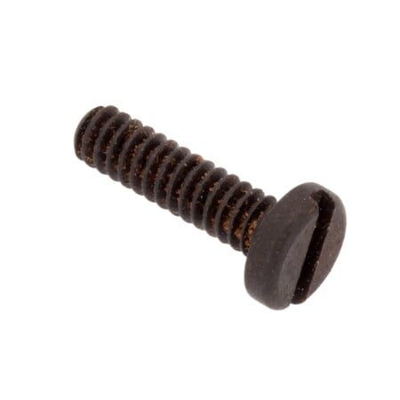 #6-32 x 1/2 in Slotted Pan Machine Screw, Black Oxide Alloy Steel MPN:SCR55026