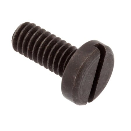 #8-32 x 3/8 in Slotted Pan Machine Screw, Black Oxide Alloy Steel MPN:SCR55032