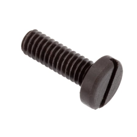 #8-32 x 1/2 in Slotted Pan Machine Screw, Black Oxide Alloy Steel MPN:SCR55034
