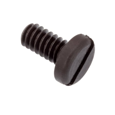 #10-24 x 3/8 in Slotted Pan Machine Screw, Black Oxide Alloy Steel MPN:SCR55050