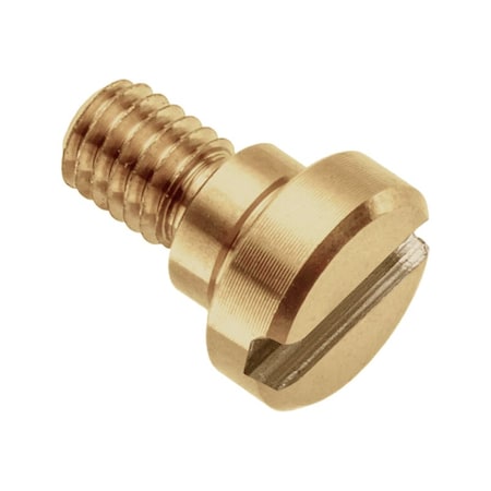 Shoulder Screw, 2A Thr Sz, 1/4 in Thr Lg, 3/16 in Shoulder Lg, Brass MPN:STR40614C03