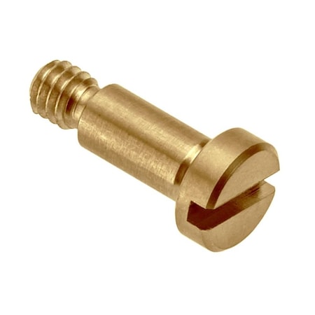 Shoulder Screw, 2A Thr Sz, 3/16 Thr Lg, 3/8 in Shoulder Lg, Brass MPN:STR40631C06
