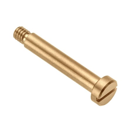 Shoulder Screw, 2A Thr Sz, 3/16 Thr Lg, 1 in Shoulder Lg, Brass MPN:STR40631C16