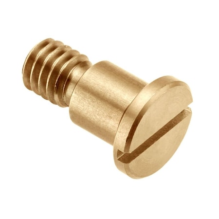 Shoulder Screw, 2A Thr Sz, 3/8 Thr Lg, 3/8 in Shoulder Lg, Brass MPN:STR40638C06