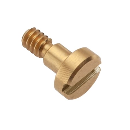 Shoulder Screw, 2A Thr Sz, 3/8 Thr Lg, 1/4 in Shoulder Lg, Brass MPN:STR40651C04