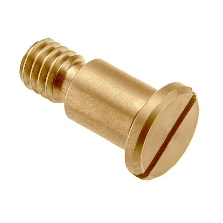 Shoulder Screw, 2A Thr Sz, 3/8 Thr Lg, 5/8 in Shoulder Lg, Brass MPN:STR40651C10