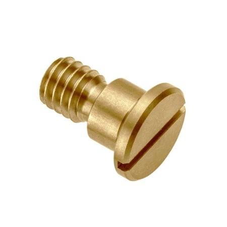 Shoulder Screw, #6-32 Thr Sz, 3/16 Thr Lg, 5/16 in Shoulder Lg, Brass MPN:STR40653C04