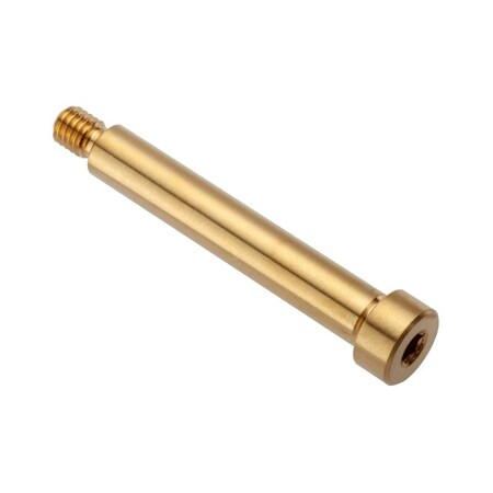 Shoulder Screw, 2A Thr Sz, 1/4 in Thr Lg, 1-1/2 in Shoulder Lg, Brass MPN:STR55014F24