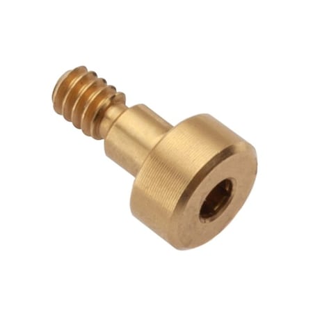 Shoulder Screw, 2A Thr Sz, 5/32 Thr Lg, 1/8 in Shoulder Lg, Brass MPN:STR55018C02