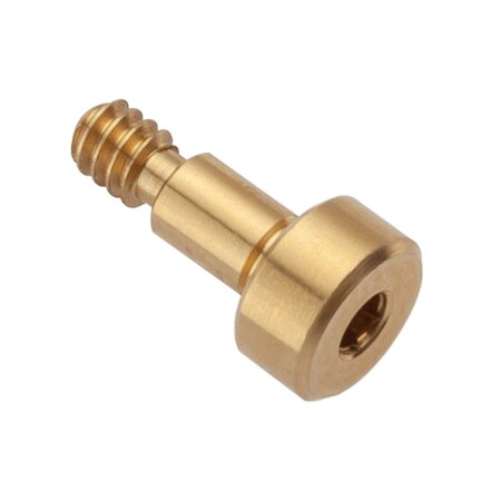 Shoulder Screw, 2A Thr Sz, 5/32 Thr Lg, 3/16 in Shoulder Lg, Brass MPN:STR55018C03