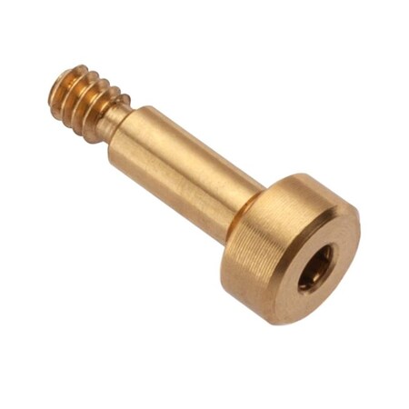 Shoulder Screw, 2A Thr Sz, 5/32 Thr Lg, 5/16 in Shoulder Lg, Brass MPN:STR55018C05