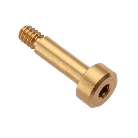 Shoulder Screw, 2A Thr Sz, 5/32 Thr Lg, 3/8 in Shoulder Lg, Brass MPN:STR55018C06