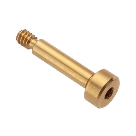 Shoulder Screw, 2A Thr Sz, 5/32 Thr Lg, 1/2 in Shoulder Lg, Brass MPN:STR55018C08
