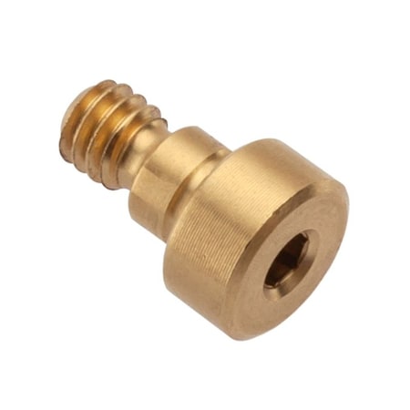Shoulder Screw, 2A Thr Sz, 3/16 Thr Lg, 1/8 in Shoulder Lg, Brass MPN:STR55031C02