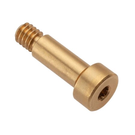 Shoulder Screw, 2A Thr Sz, 3/16 Thr Lg, 7/16 in Shoulder Lg, Brass MPN:STR55031C07