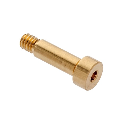 Shoulder Screw, 2A Thr Sz, 3/16 Thr Lg, 1/2 in Shoulder Lg, Brass MPN:STR55031C08