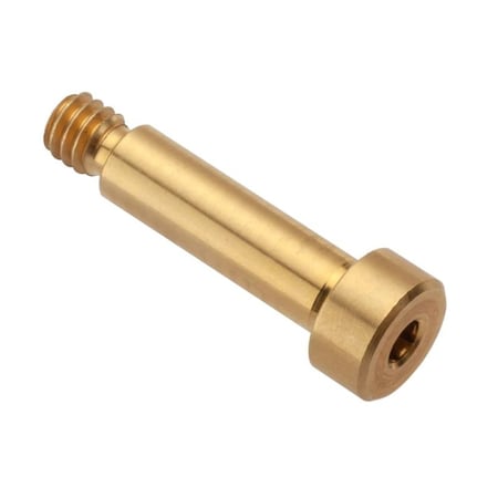 Shoulder Screw, 2A Thr Sz, 3/16 Thr Lg, 5/8 in Shoulder Lg, Brass MPN:STR55031C10