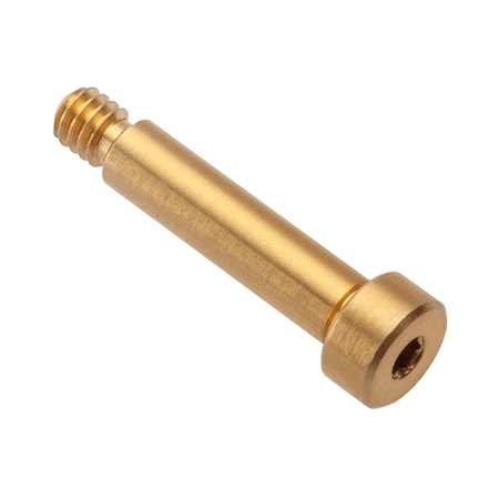 Shoulder Screw, Brass, 8-32