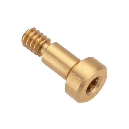 Shoulder Screw, 2A Thr Sz, 3/16 Thr Lg, 1/4 in Shoulder Lg, Brass MPN:STR55053C04