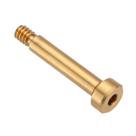 Shoulder Screw, 2A Thr Sz, 3/16 Thr Lg, 3/4 in Shoulder Lg, Brass MPN:STR55053C12