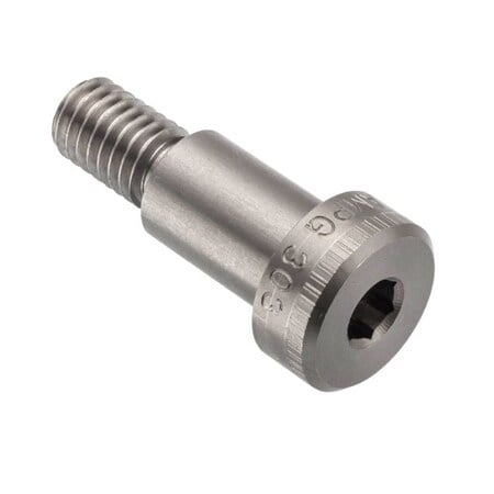 Shoulder Screw, 3A Thr Sz, 5/8 Thr Lg, 3/4 in Shoulder Lg, 18-8 Stainless Steel MPN:STR60112C12