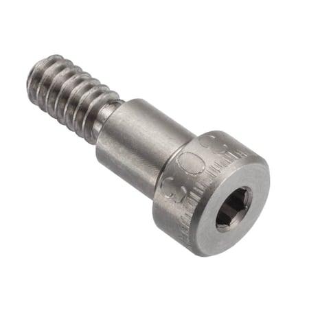 Shoulder Screw, 3A Thr Sz, 3/8 Thr Lg, 5/16 in Shoulder Lg, 18-8 Stainless Steel MPN:STR60114C05