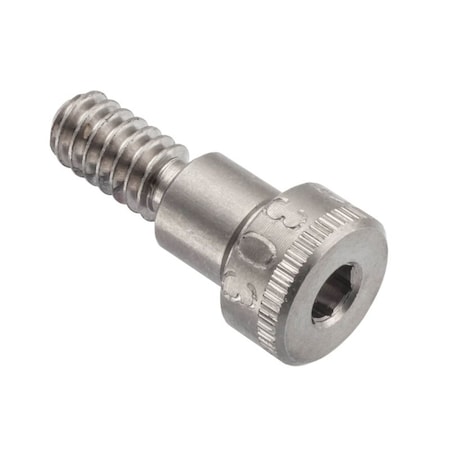 Self-Locking Shoulder Screws, 3A Thr Sz, 1/4 in Thr Lg, 3/8 in Shoulder Lg, 18-8 Stainless Steel MPN:STR60114C06-PATCH
