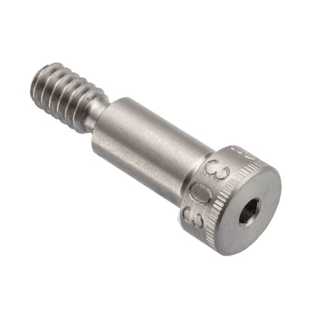 Shoulder Screw, 3A Thr Sz, 3/8 Thr Lg, 1/2 in Shoulder Lg, 18-8 Stainless Steel MPN:STR60114C08-DD