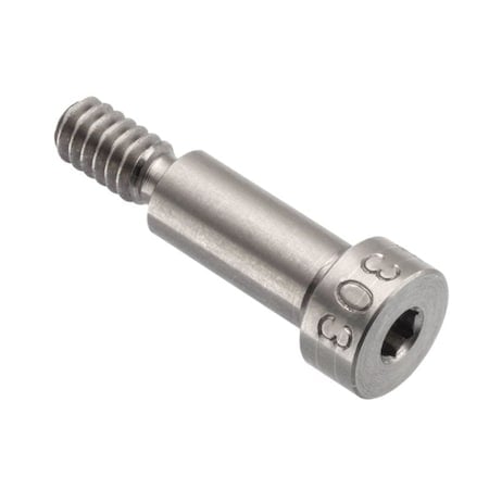 Shoulder Screw, 3A Thr Sz, 3/8 Thr Lg, 9/16 Shoulder Lg, 18-8 Stainless Steel MPN:STR60114C09