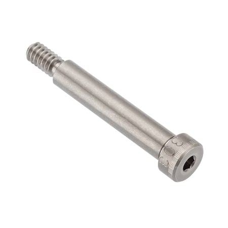 Shoulder Screw, 3A Thr Sz, 3/8 Thr Lg, 1-1/4 in Shoulder Lg, 18-8 Stainless Steel MPN:STR60114C20