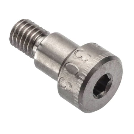Shoulder Screw, 3A Thr Sz, 1/4 in Thr Lg, 1/4 in Shoulder Lg, 18-8 Stainless Steel MPN:STR60114F04